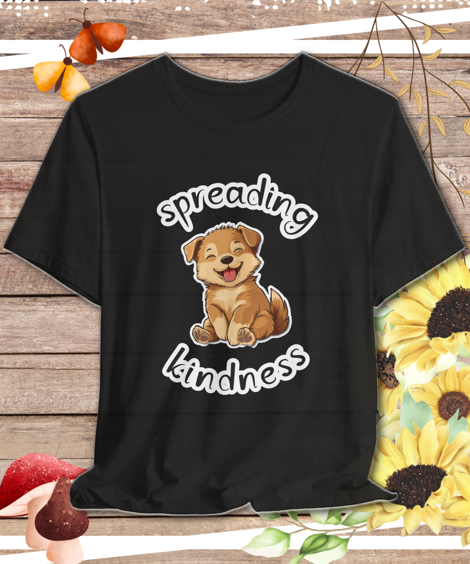 karma dog spreading kindness T-shirt