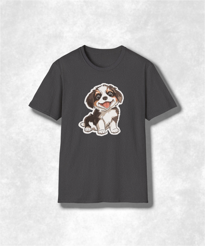 Cute Dog Graphic T-Shirt, Perfect Gift for Pet Lovers, Casual Wear, Birthday Gift, Dog-Themed Apparel