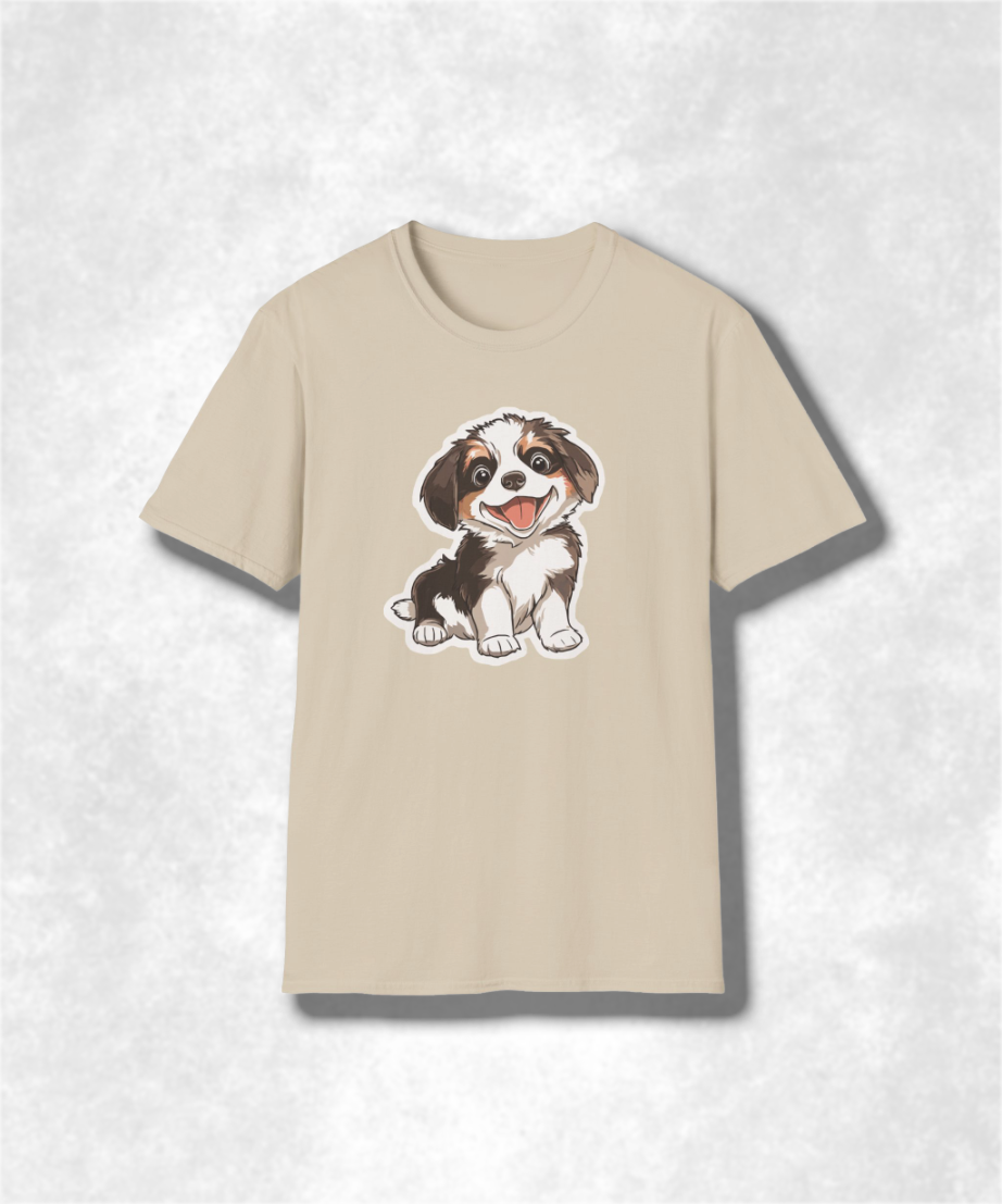 Cute Dog Graphic T-Shirt, Perfect Gift for Pet Lovers, Casual Wear, Birthday Gift, Dog-Themed Apparel