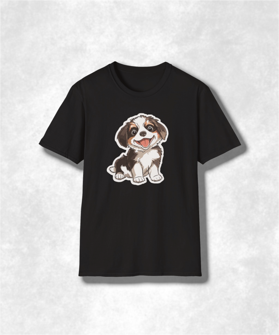 Cute Dog Graphic T-Shirt, Perfect Gift for Pet Lovers, Casual Wear, Birthday Gift, Dog-Themed Apparel
