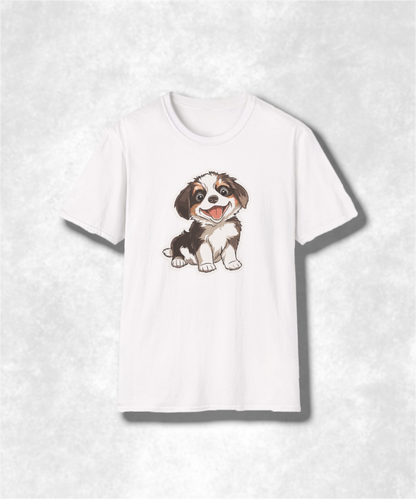 Cute Dog Graphic T-Shirt, Perfect Gift for Pet Lovers, Casual Wear, Birthday Gift, Dog-Themed Apparel