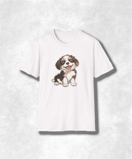 Cute Dog Graphic T-Shirt, Perfect Gift for Pet Lovers, Casual Wear, Birthday Gift, Dog-Themed Apparel