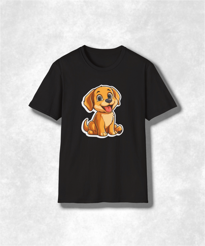 Adorable Puppy Graphic T-Shirt, Perfect Gift for Dog Lovers, Casual Wear, Birthday Apparel, Animal Lover Shirt, Pet Enthusiast Tee, Cute Dog