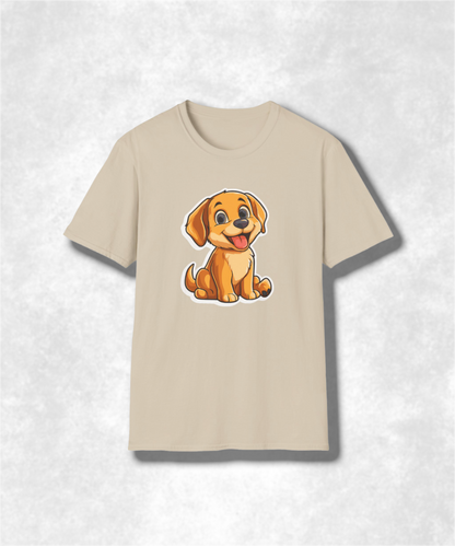 Adorable Puppy Graphic T-Shirt, Perfect Gift for Dog Lovers, Casual Wear, Birthday Apparel, Animal Lover Shirt, Pet Enthusiast Tee, Cute Dog