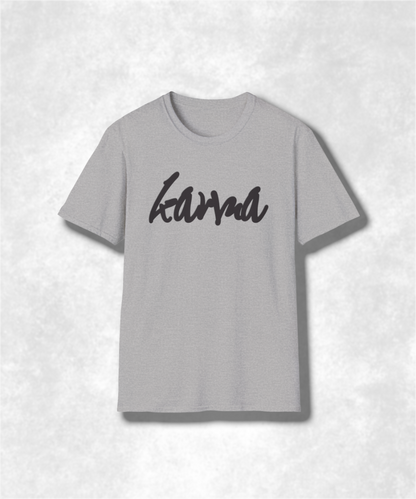 Karma T-Shirt, Positive Vibes Shirt, Yoga Tee, Zen Clothing, Mindfulness Top, Unisex Softstyle Tee
