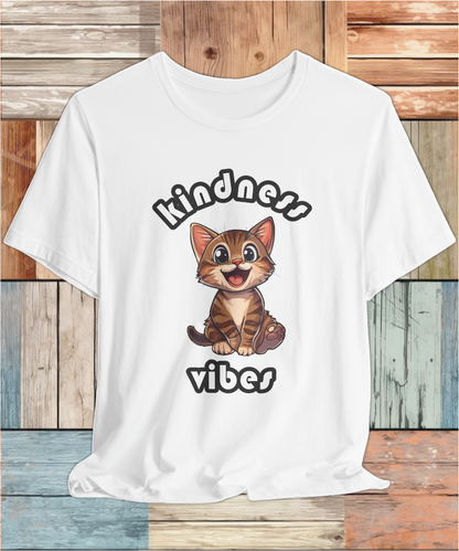 karma cat kindness vibes T-shirt