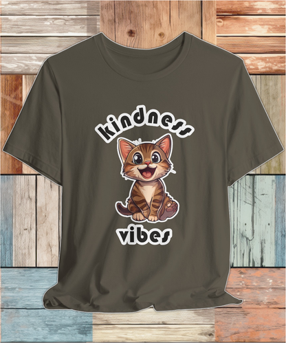 karma cat kindness vibes T-shirt