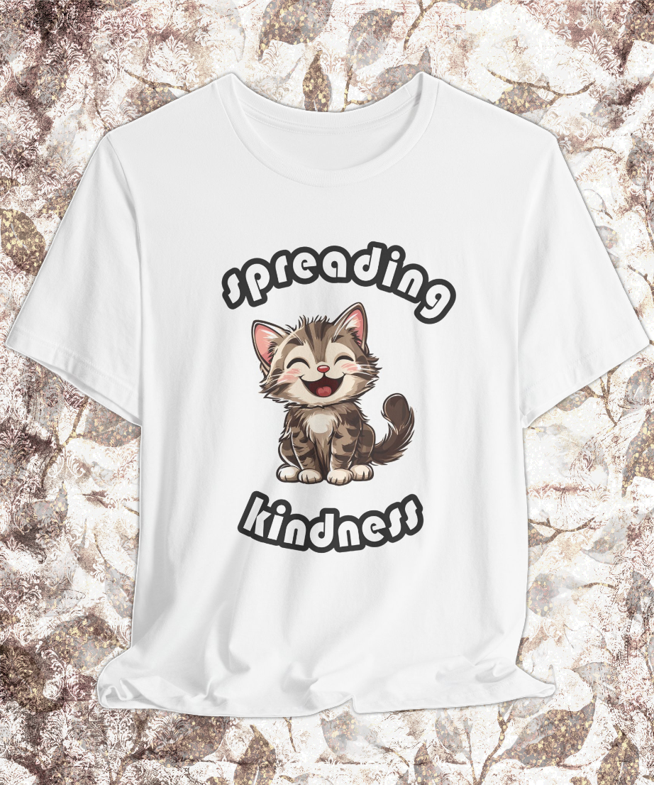 karma cat spreading kindness T-shirt