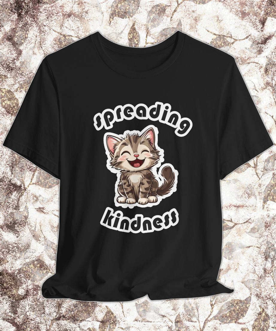 karma cat spreading kindness T-shirt