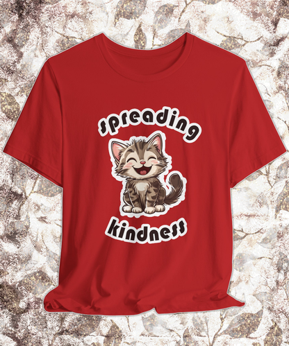 karma cat spreading kindness T-shirt