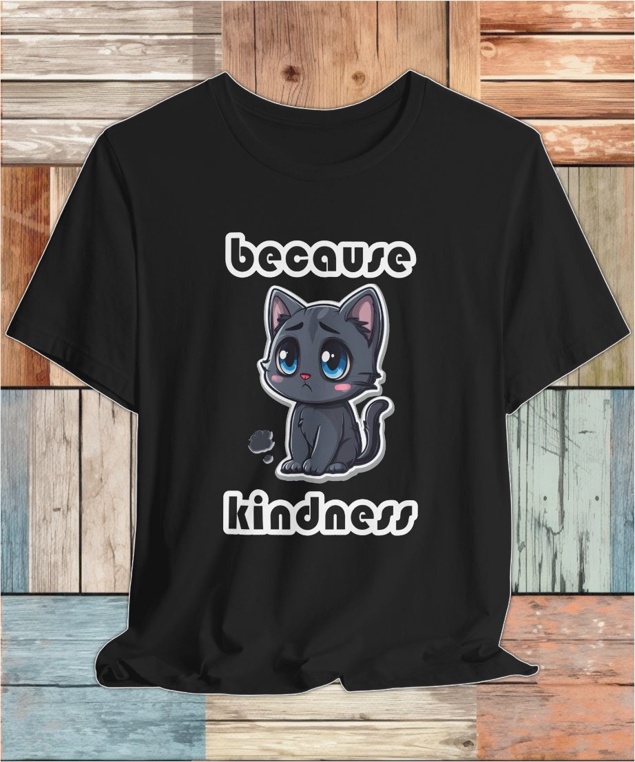 karma cat because kindness T-shirt