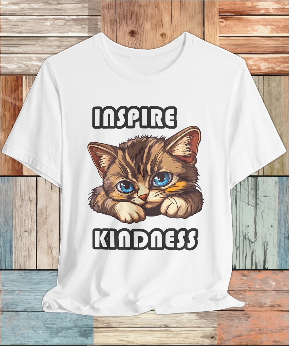 karma cat inspire kindness T-shirt