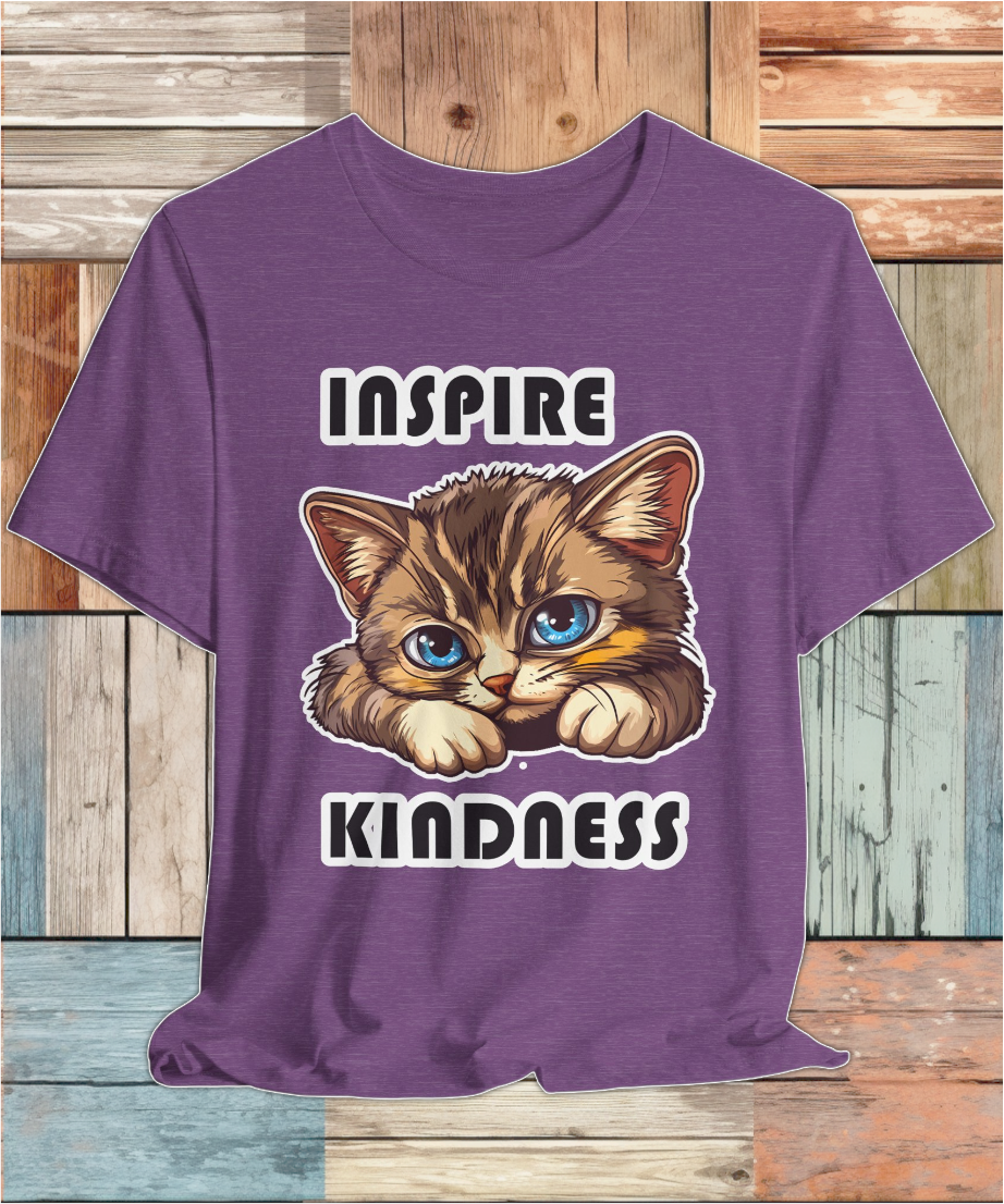 karma cat inspire kindness T-shirt