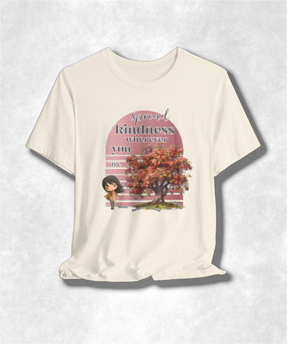 Spread Kindness T-Shirt, Inspirational Graphic Tee, Positive Message Shirt, Unisex Kindness Apparel, Motivational Gift, Uplifting Clothing