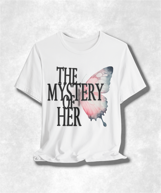 The Mystery of Her Karma T-Shirt - Spiritual Streetwear, Boho Chic Clothing, Inspirational Apparel, Unique Gift Idea