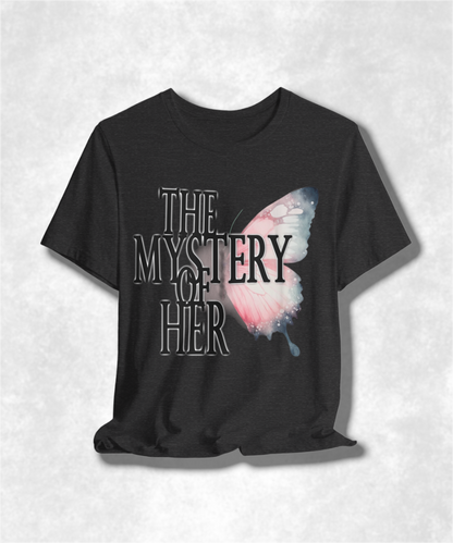 The Mystery of Her Karma T-Shirt - Spiritual Streetwear, Boho Chic Clothing, Inspirational Apparel, Unique Gift Idea