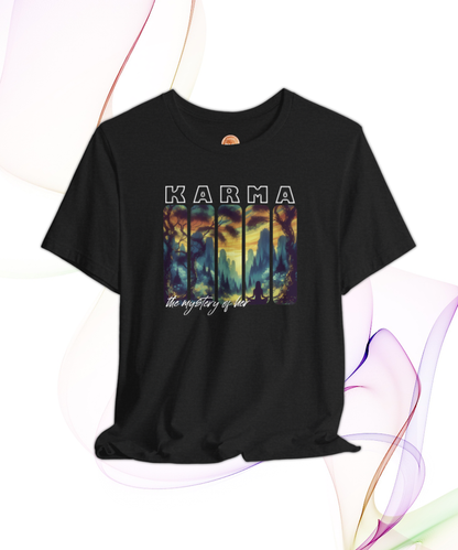 the mystery of her karma T-shirt