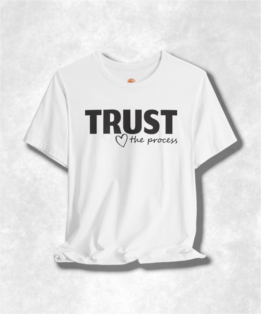 Trust The Process Karma T-Shirt - Inspirational Graphic Tee, Spiritual Streetwear, Motivational Apparel