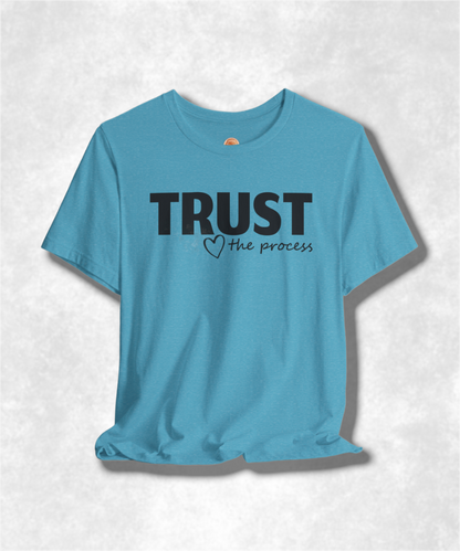 Trust The Process Karma T-Shirt - Inspirational Graphic Tee, Spiritual Streetwear, Motivational Apparel