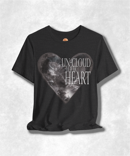 Un-Cloud Your Heart Karma T-Shirt - Positive Vibes Graphic Tee, Inspirational Unisex Shirt, Spiritual Streetwear, Motivational Apparel