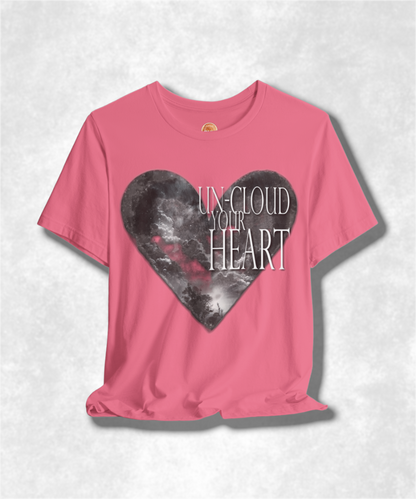 Un-Cloud Your Heart Karma T-Shirt - Positive Vibes Graphic Tee, Inspirational Unisex Shirt, Spiritual Streetwear, Motivational Apparel