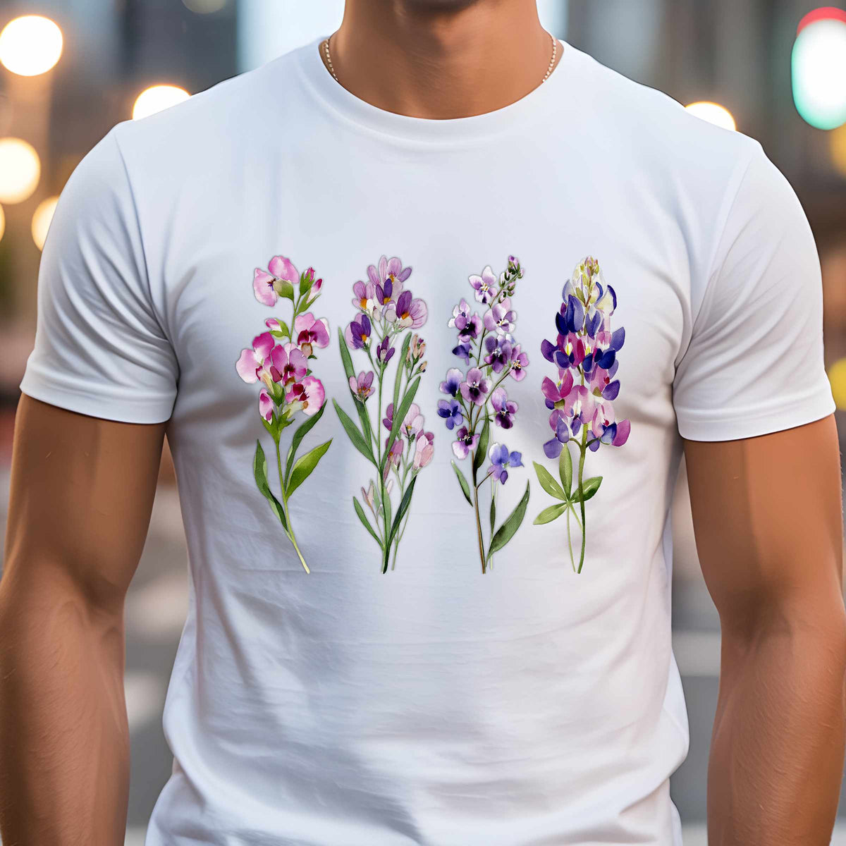 Watercolor Floral Set T-Shirt