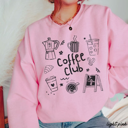 Coffee Club Graphic Sweatshirt