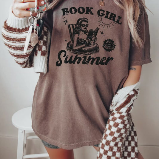 Book Girl Summer Graphic Tee