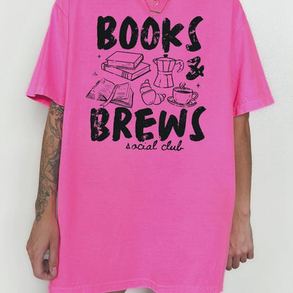Books & Brews Social Club Graphic Tee
