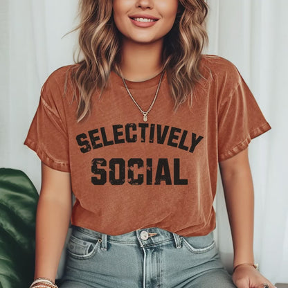 Selectively Social Graphic Tee