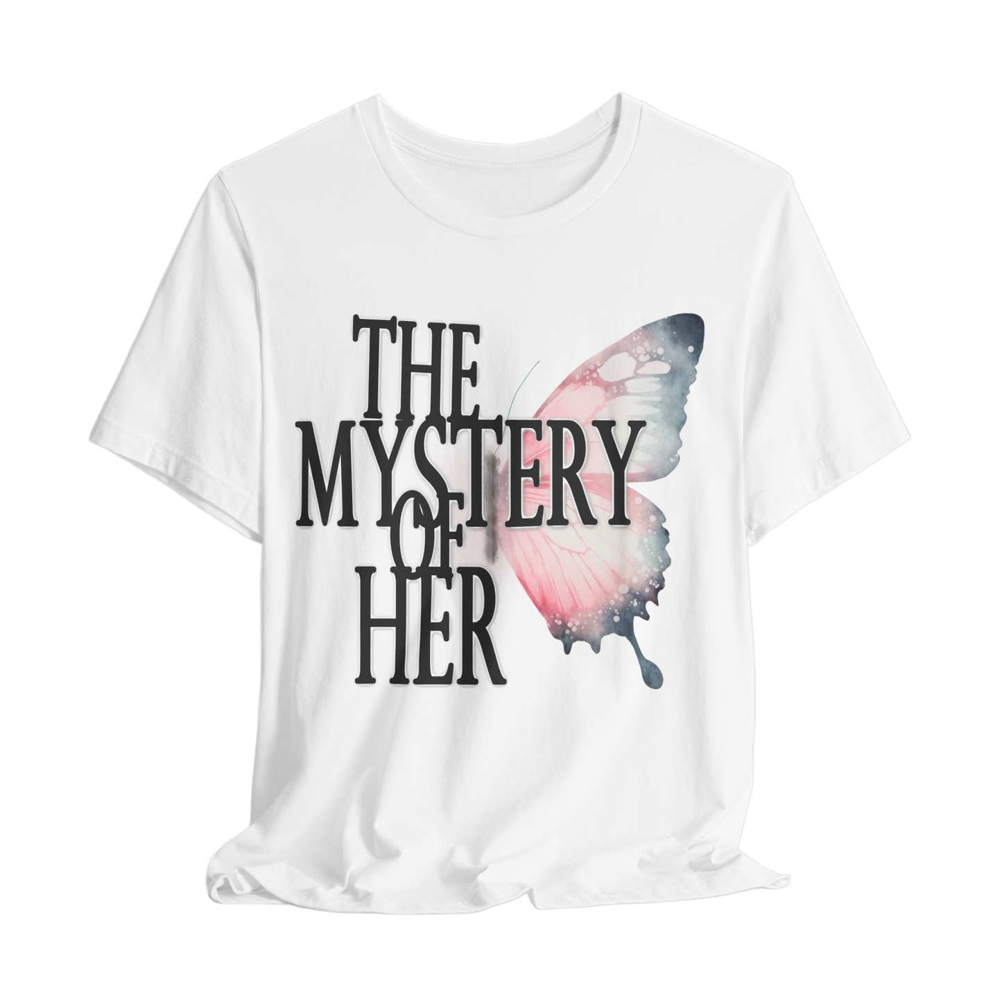 The Mystery of Her Karma T-Shirt - Spiritual Streetwear, Boho Chic Clothing, Inspirational Apparel, Unique Gift Idea