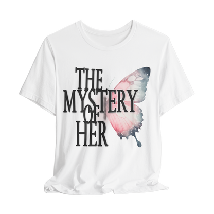 The Mystery of Her Karma T-Shirt - Spiritual Streetwear, Boho Chic Clothing, Inspirational Apparel, Unique Gift Idea