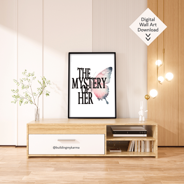 the mystery of her, KARMA Digital Wall Art