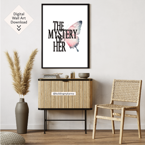 the mystery of her, KARMA Digital Wall Art