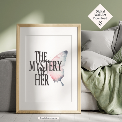 the mystery of her, KARMA Digital Wall Art