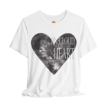 Un-Cloud Your Heart Karma T-Shirt - Positive Vibes Graphic Tee, Inspirational Unisex Shirt, Spiritual Streetwear, Motivational Apparel