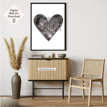 un-cloud your heart, KARMA Digital Wall Art