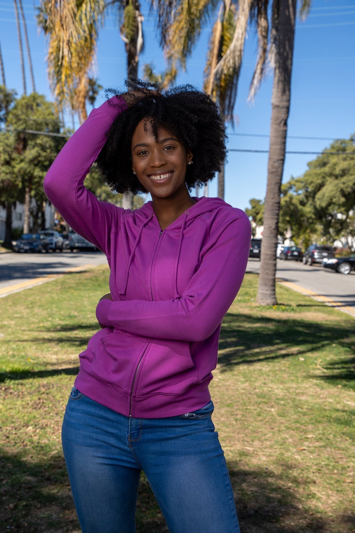 Women’s Bamboo French Terry Zip Hoodie